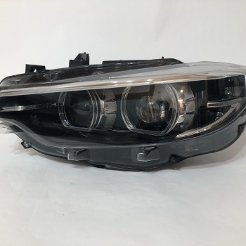 중고 BMW 4시리즈(F32 쿠페, F33 컨버터블, F36 그란쿠페) 및 F80 M3, F82/F83 M4 LCI(페이스리프트) 좌측 헤드램프(전조등) 631 7498913-02