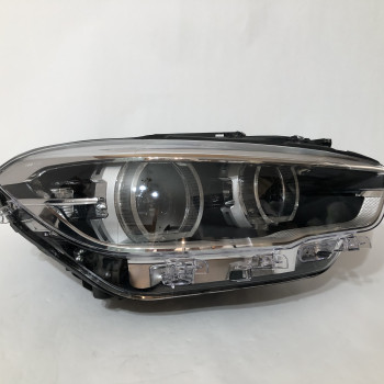 중고 BMW 1시리즈 (F20 / F21 페이스리프트 LCI 모델, 2015년~2019년식) 조수석 측(우측) 섀도우 라인 헤드라이트 헤드램프(전조등) 7492622