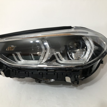 중고 BMW X3(G01) 및 X4(G02) 전기형(2018~2021년식) 어댑티브 LED 운전석(좌측, LH) 헤드라이트 헤드램프(전조등) 8739653